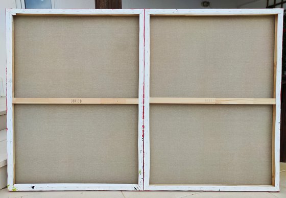 Violet Honeyday; Abstract Floral Landscape