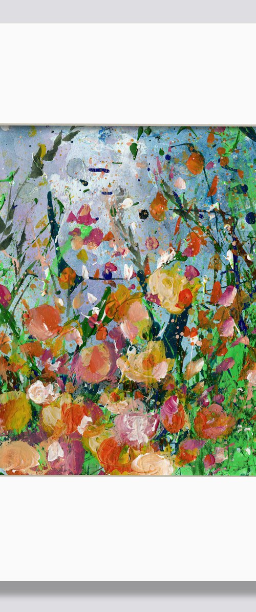 Meadow Beauty 7 - Floral Painting by Kathy Morton Stanion by Kathy Morton Stanion