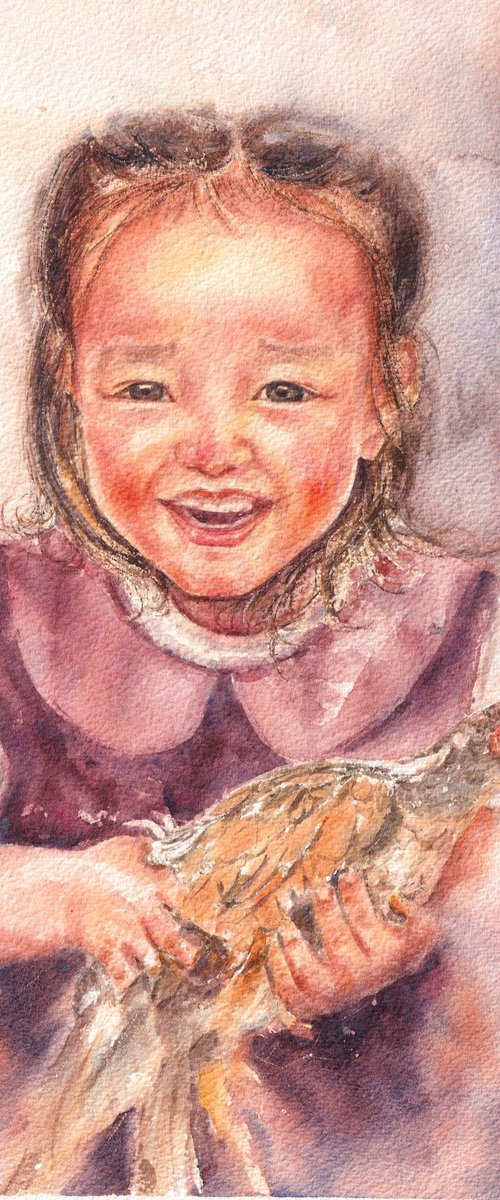 Em Trứng - "Trứng" Portrait by Hua Le