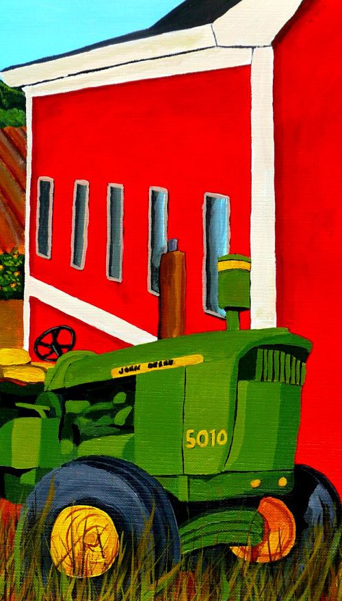 Farm Tractor by Dunphy Fine Art