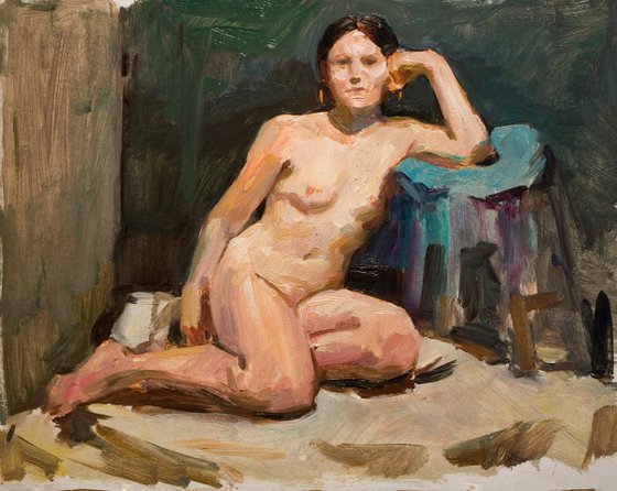 life model nude woman