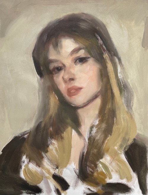 Girl portrait by Denys Kovalyk