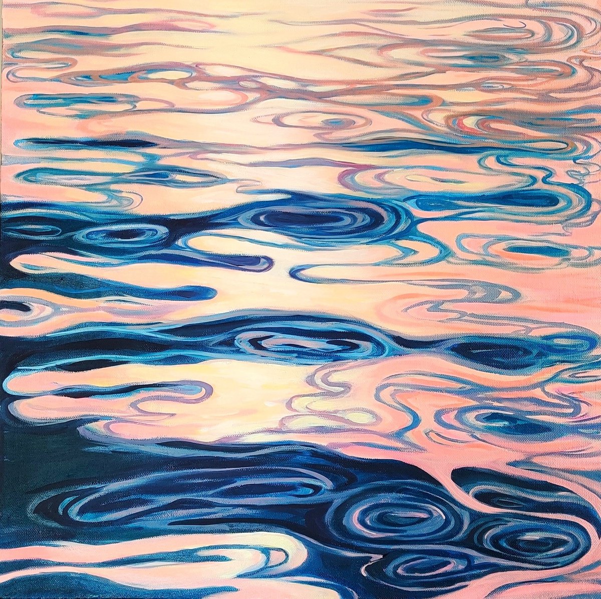Silk sunset by Marina Kusraeva