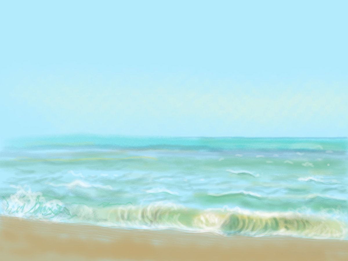 Turquoise Horizon by Sarah Ann Mitchell