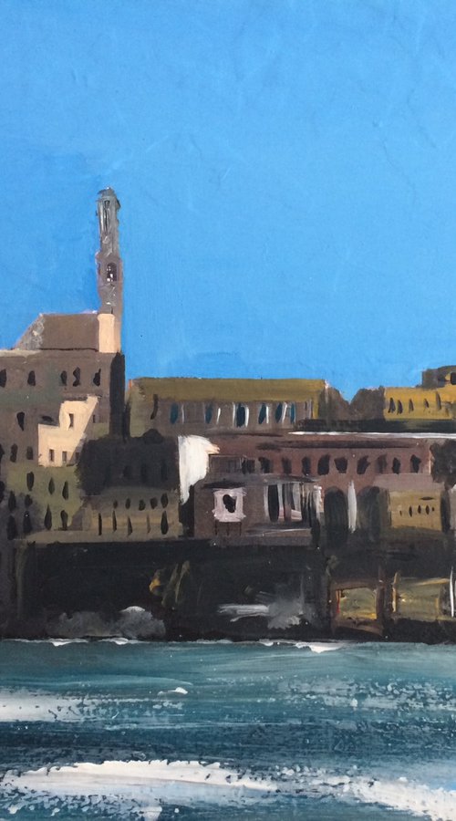 A View Of Jaffa By The Sea by Andrew  Reid Wildman
