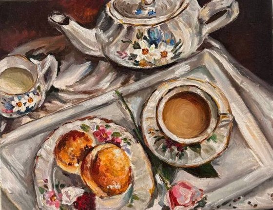 Still life tea party