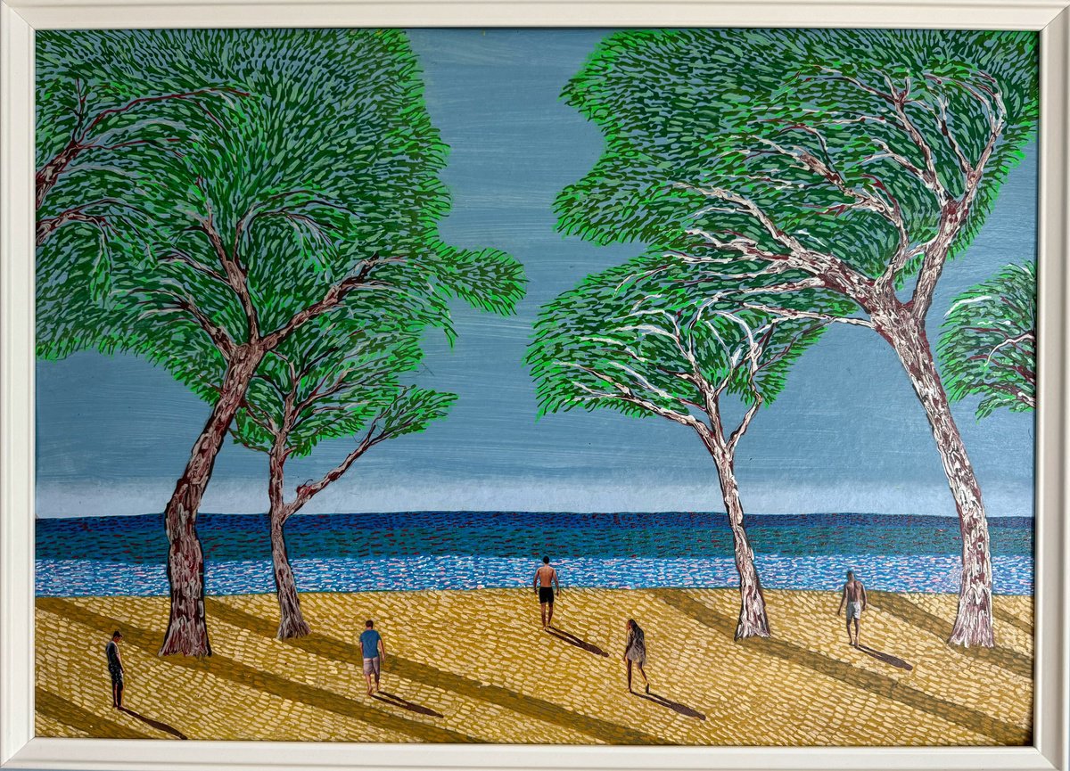 Surrealistic Painting , Allowing Not-Knowing N.2 By Stefano Pallara, 28 X 20, Artwork For Sale On Artfinder