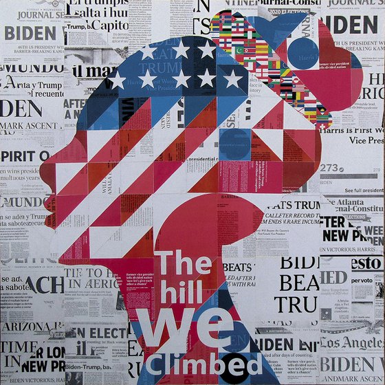 Collage_The Hill We Climbed_Amanda Gorman_60x60