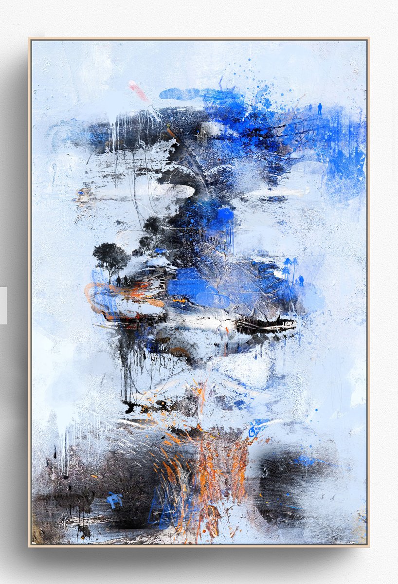 Organic Abstract Giclee Print By Adriano Ribeiro, 13 X 19, Tree Of Fauna, Original Artwork