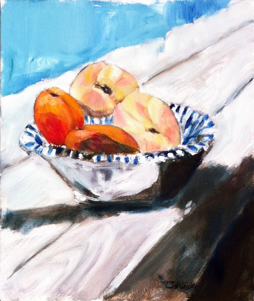 Flat Peaches and Apricots by Chris Walker