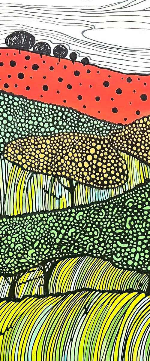 Psychedelic fields by V+V Kniazievi