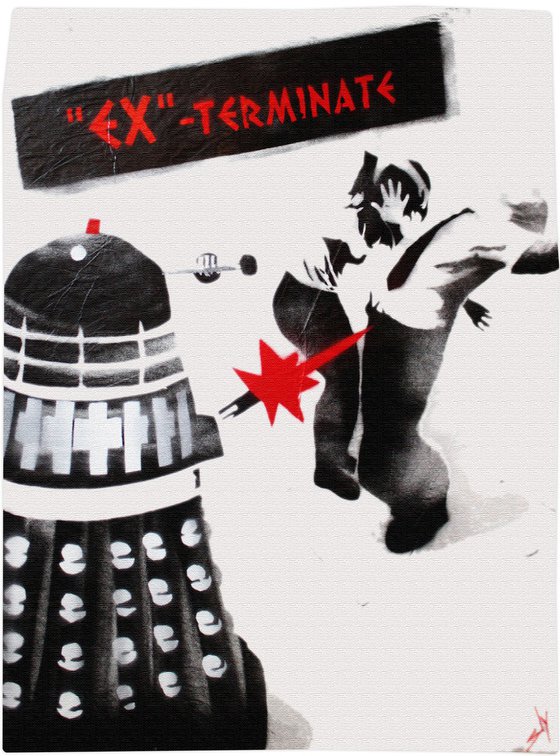 Ex-Terminate! (On gorgeous watercolour paper.)