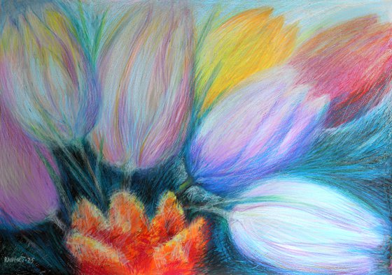 Tulips Grey