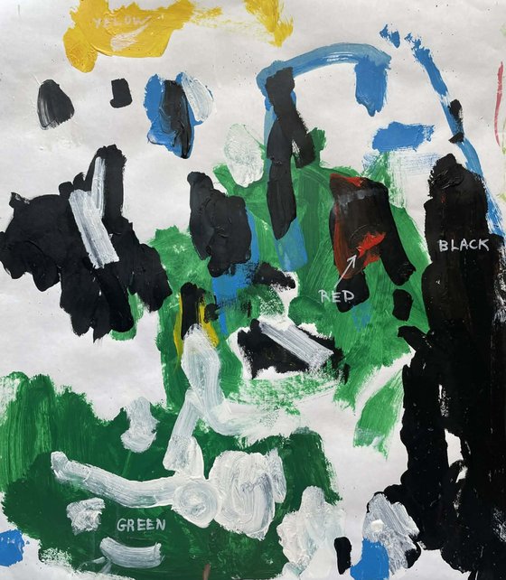 Green, Red, And Black