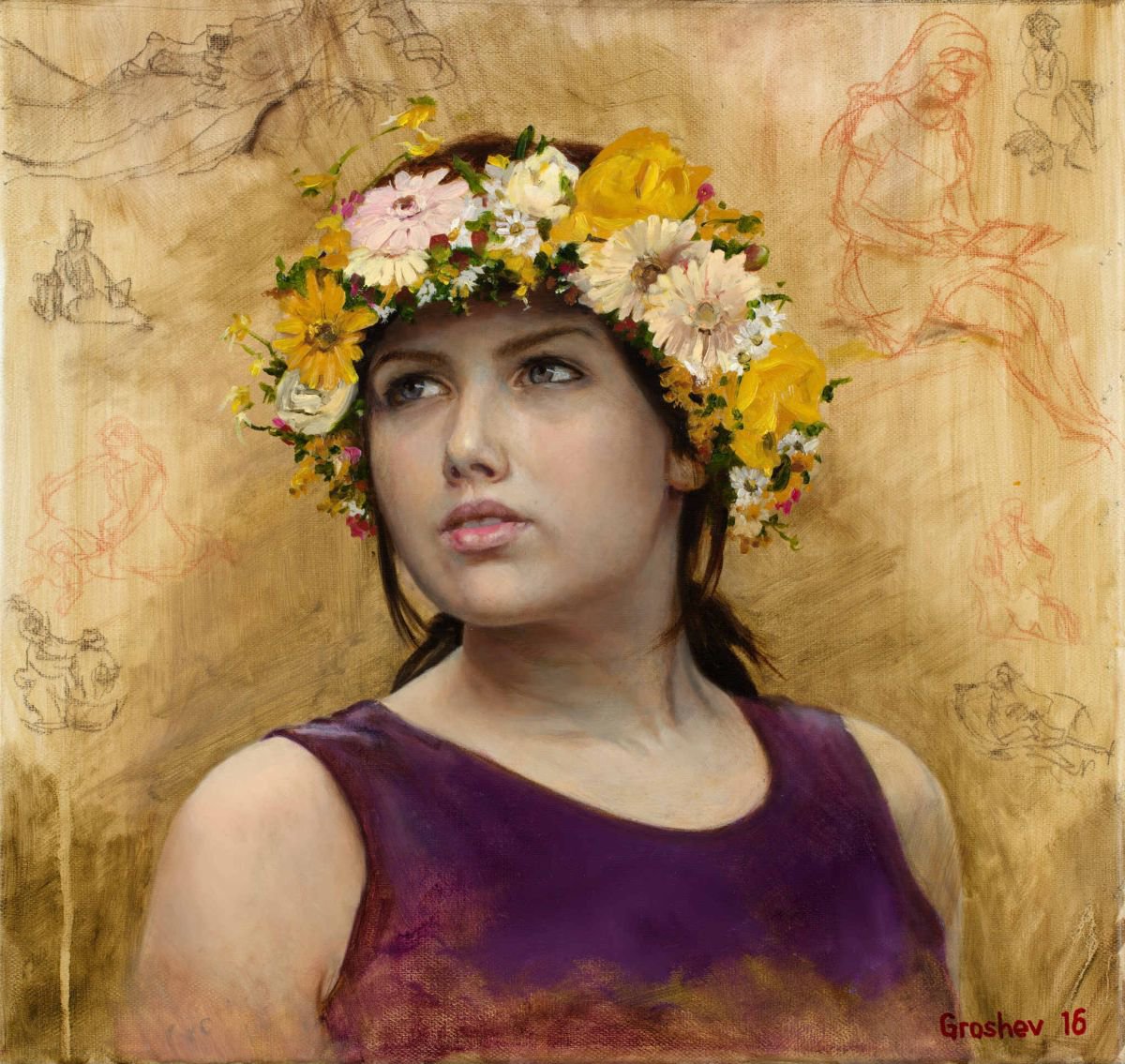 floral wreath by Slava Groshev