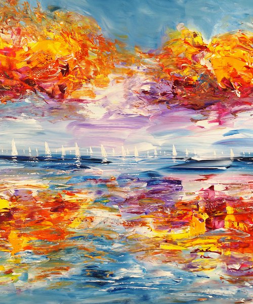 Seascape Sailing Impressions XXL 6 by Peter Nottrott