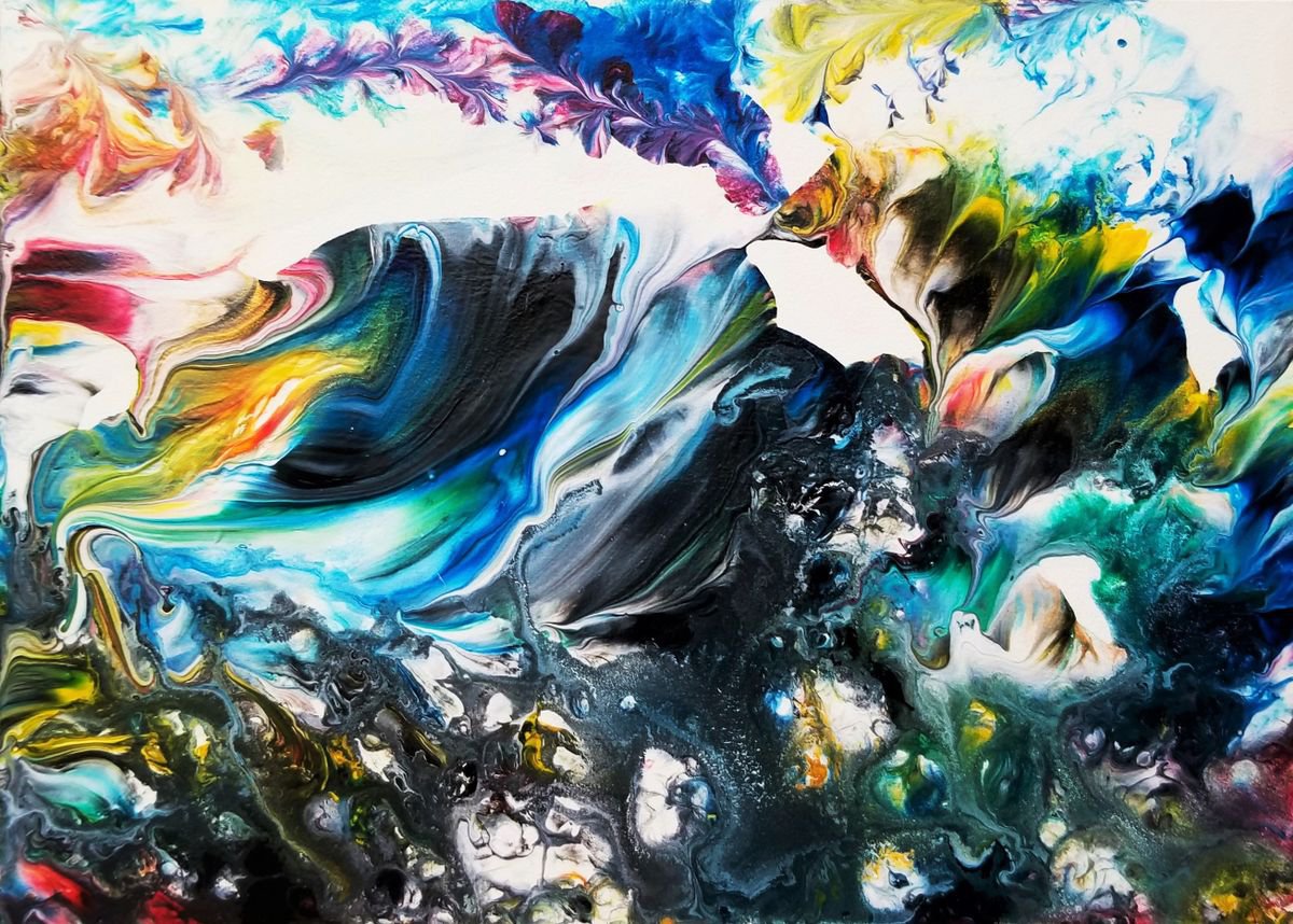  Wave Of Change By Galina Victoria, 7 X 5, Artwork For Sale On Artfinder