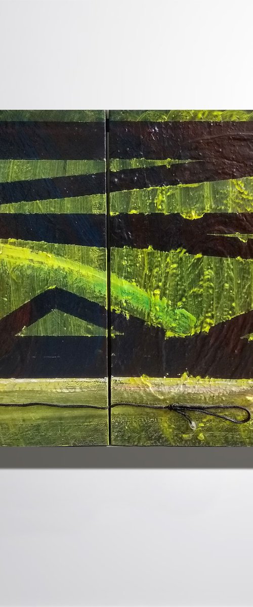 "A bridges " diptych by Marya