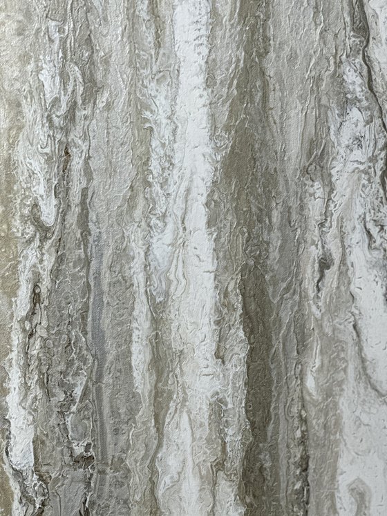 Voile — Neutral Abstract Diptych