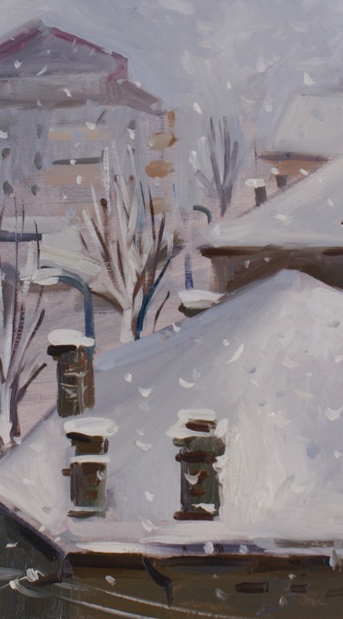 Snowfall by Joan Mato