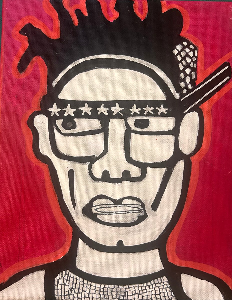 Acrylic Painting , X Ray Specs By Georgia Sawers, 8 X 11, Artwork For Sale On Artfinder