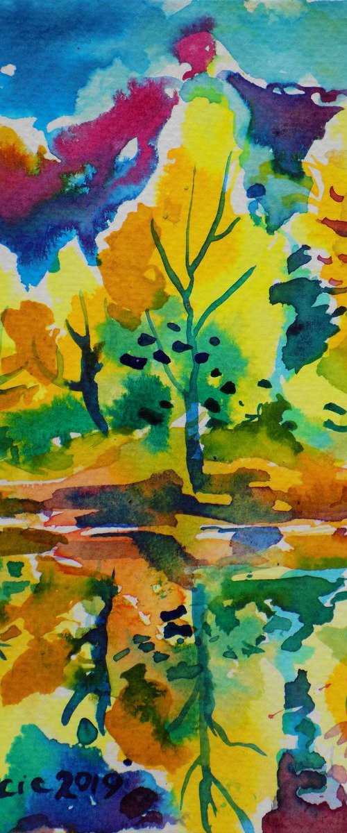 Yellow reflections by Maja Grecic