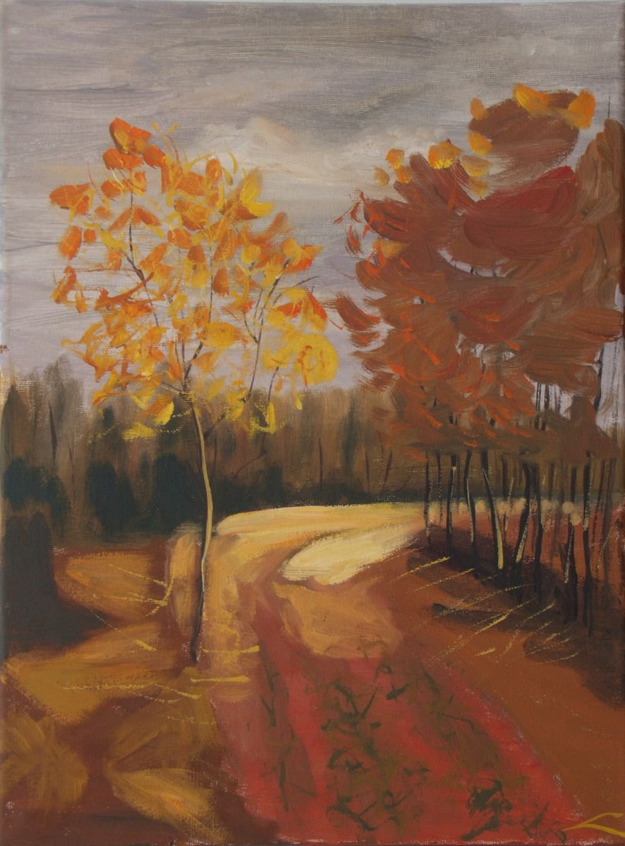Autumn sketch3 by Elena Sokolova