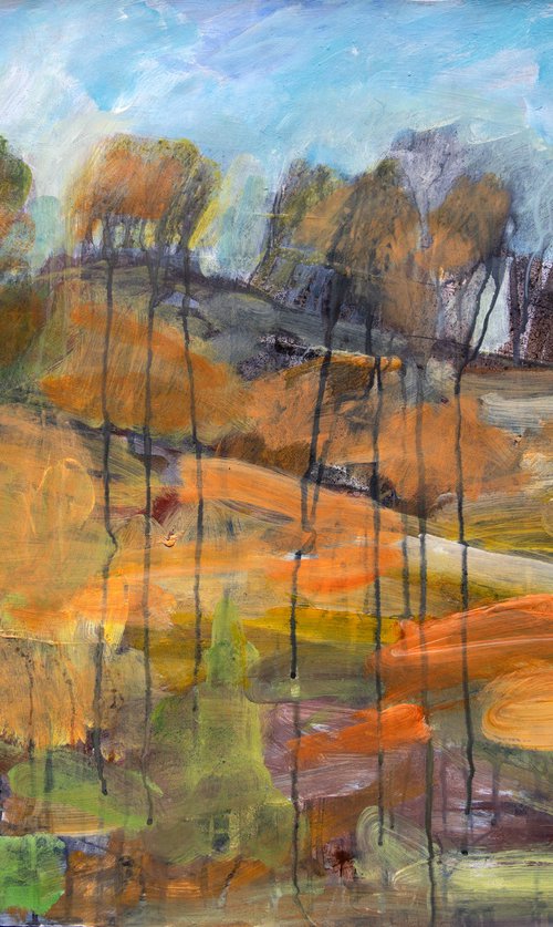 Autumn Landscape by Elizabeth Anne Fox