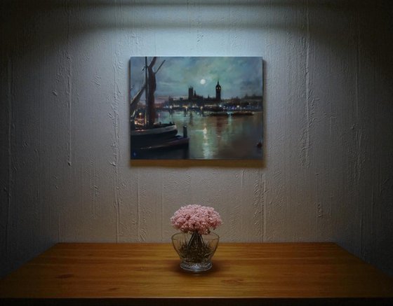 Thames Nocturne, London