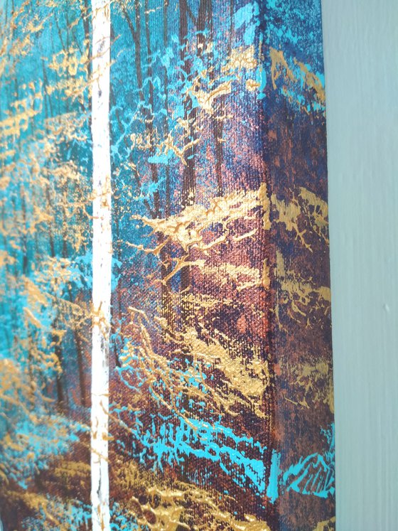 Golden Birch Wood