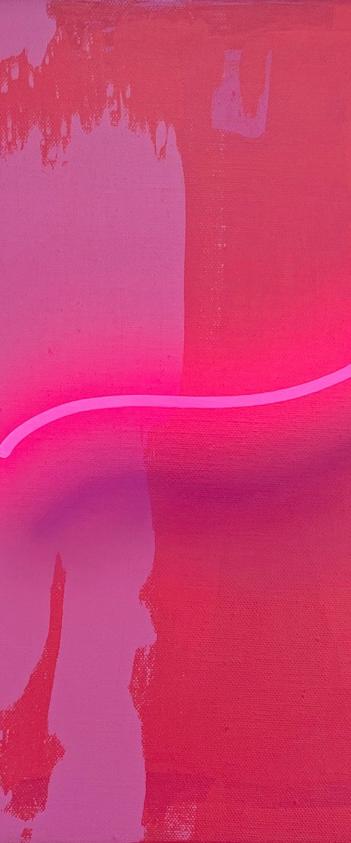 Flying Neon Line 2 by Mike Edwards
