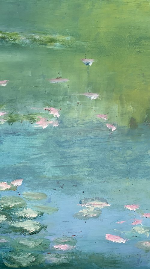 Lily Pond II by Laure Bury