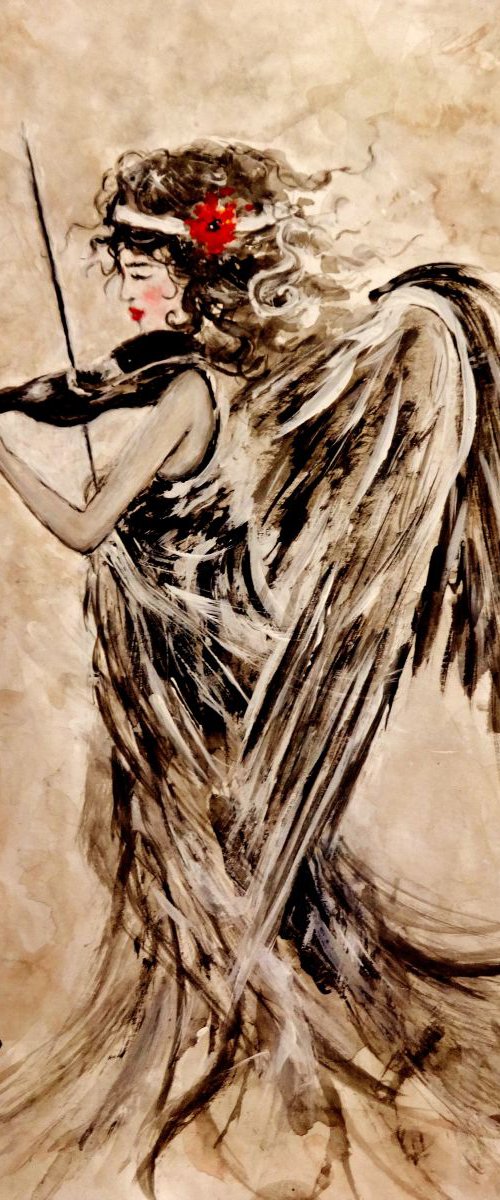 The sound of an Angel.. by Cristina Mihailescu