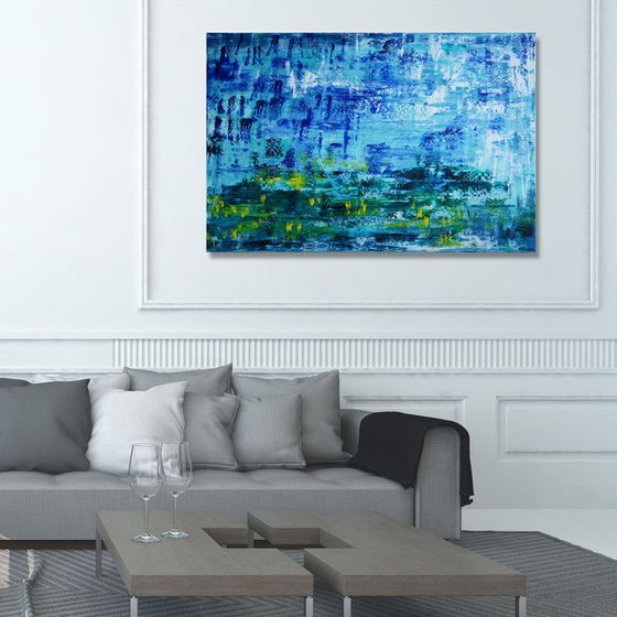 Floating VI (120 x 80 cm) XXL (48 x 32 inches)