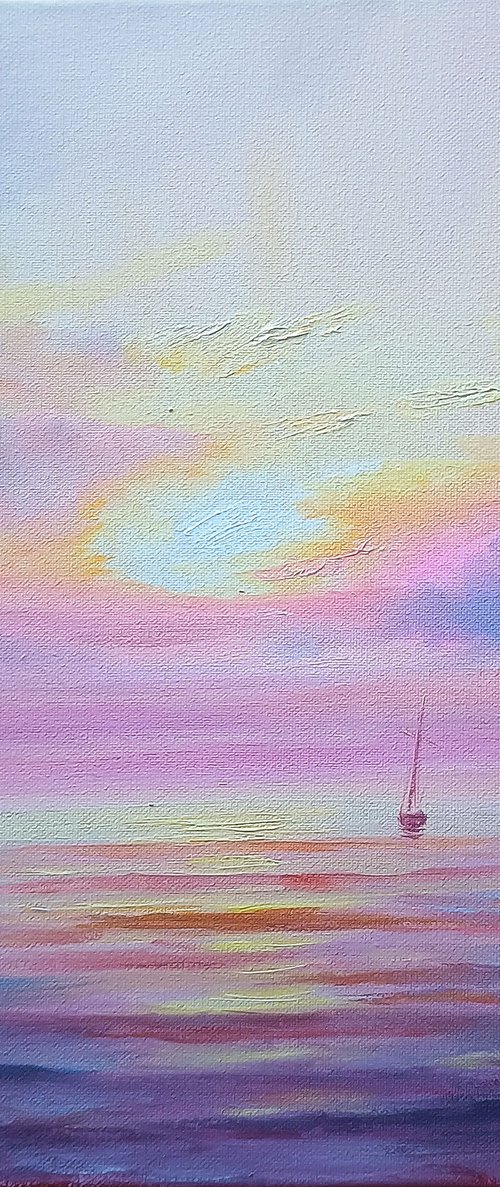 Pink Sunset by Evald