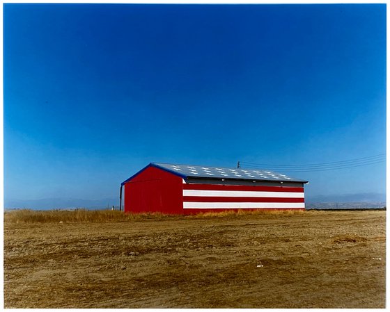 Stars & Stripes Barn, Oakhurst, California