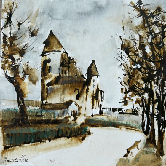 Landscape: Castle in France