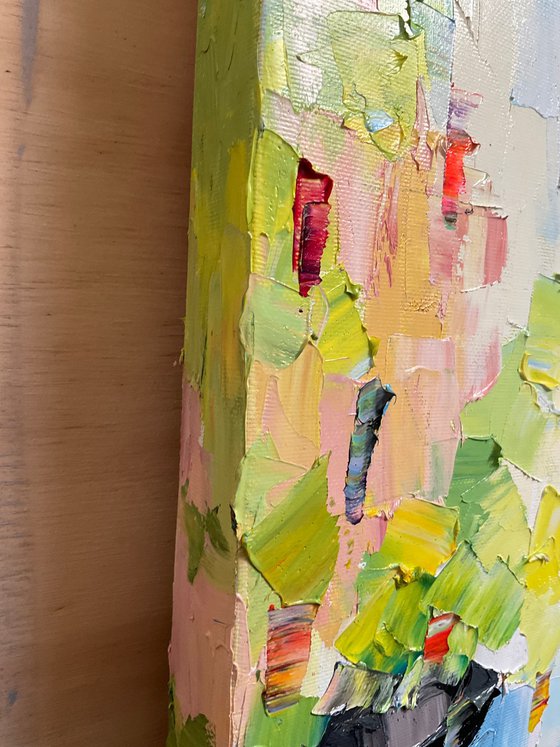 Paris. Spring love. Umbrellas