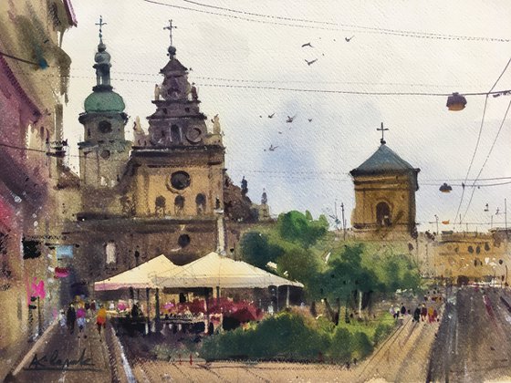 City landscape.  Lviv
