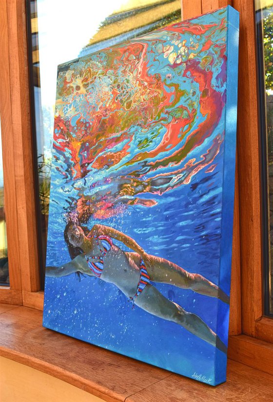 Underwater Painting - Set Afire