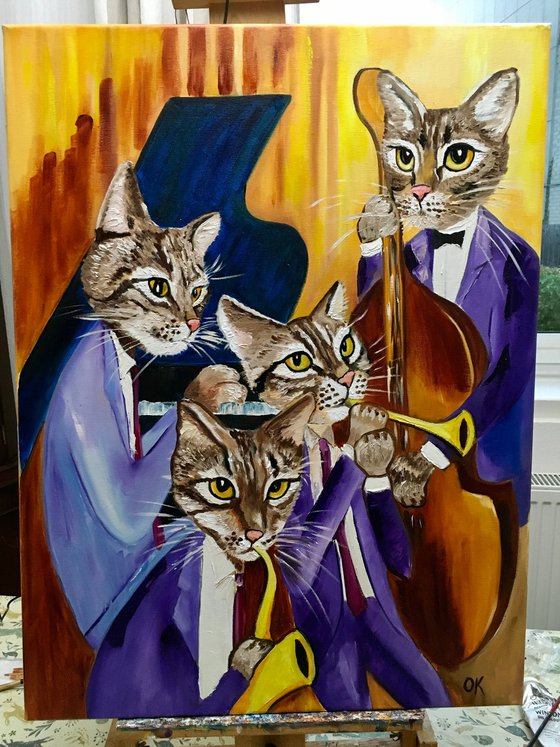 Feline Quartet  4 Troy’s - piano, cello, trumpet, saxophone