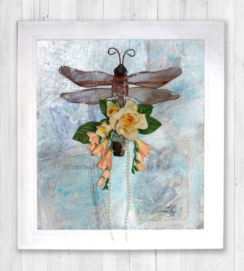 Dragonfly - Mixed Media by Kathy Morton Stanion by Kathy Morton Stanion