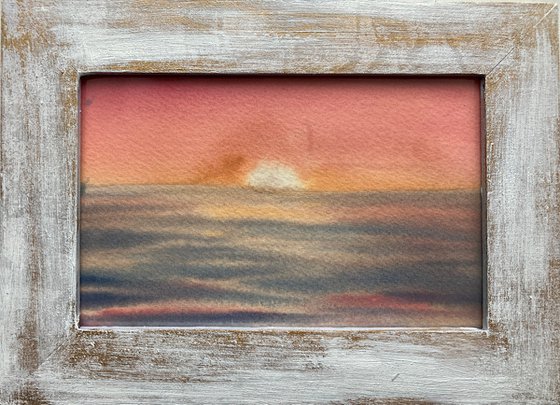 SUNSET ON THE SEA #3 - poliptych