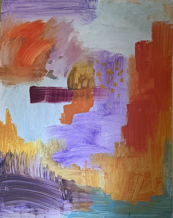 “Holding the Spark” 32×40”