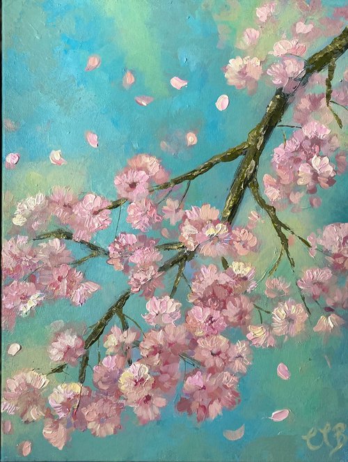 Blossom in the Wind no3 by Colette Baumback