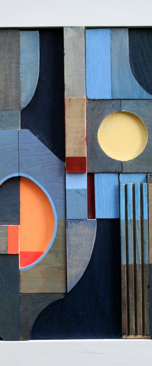 Euphonic sounds (relief construction) by Liam Hennessy
