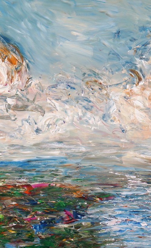 Landscape And Clouds XL 1 by Peter Nottrott