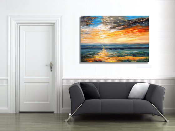 Romantic Evening Landscape D 1