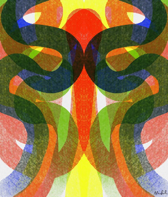 GA#253 Colored snake I