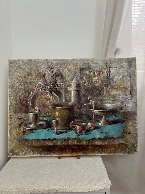 Silver Turquoise Moody Kitchen